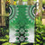 New Zealand Garden Flag Poutama Mix Green Taniko Inspired Art LT05