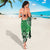 New Zealand Sarong Poutama Mix Green Taniko Inspired Art LT05