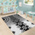 New Zealand Area Rug Poutama Mix Gray Taniko Inspired Art LT05