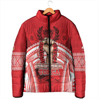 Custom Tonga Rugby Mate Ma'a Padded Jacket Tongan Pride Unique Style LT05 - Polynesian Pride