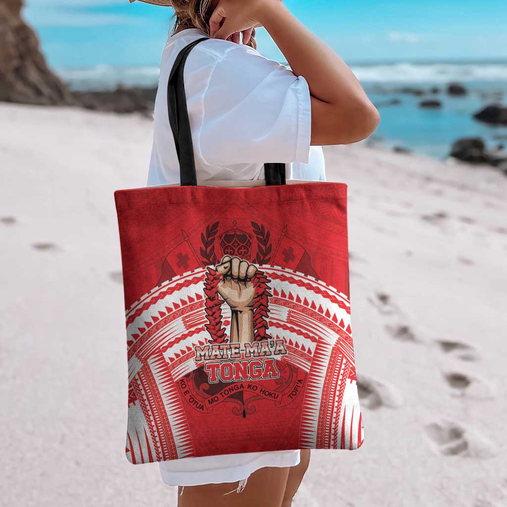 Tonga Rugby Mate Ma'a Tote Bag Tongan Pride Unique Style LT05 - Polynesian Pride