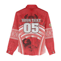 Custom Tonga Rugby Mate Ma'a Women Casual Shirt Tongan Pride Unique Style LT05 - Polynesian Pride