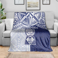 Northern Mariana Islands And Guam Blanket Latte Stone With Tribal Pattern LT05 - Polynesian Pride