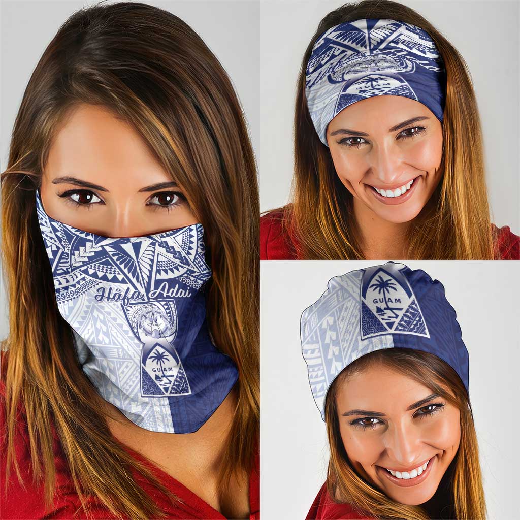Northern Mariana Islands And Guam Neck Gaiter Latte Stone With Tribal Pattern LT05 - Polynesian Pride