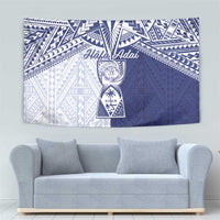 Northern Mariana Islands And Guam Tapestry Latte Stone With Tribal Pattern LT05 - Polynesian Pride