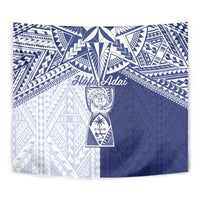 Northern Mariana Islands And Guam Tapestry Latte Stone With Tribal Pattern LT05 - Polynesian Pride