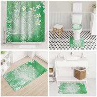 Polynesian Jellyfish Bathroom Set With Plumeria Green LT05 - Polynesian Pride