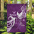 Fibromyalgia Awareness Garden Flag Polynesian Purple Ribbon