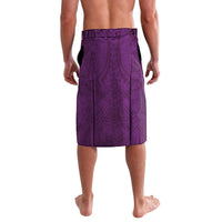Personalised Fibromyalgia Awareness Lavalava Polynesian Purple Ribbon LT05 - Polynesian Pride