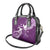 Fibromyalgia Awareness Shoulder Handbag Polynesian Purple Ribbon