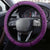 Fibromyalgia Awareness Steering Wheel Cover Polynesian Purple Ribbon