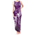 Personalised Fibromyalgia Awareness Tank Maxi Dress Polynesian Purple Ribbon