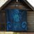 New Zealand Dream Catcher Quilt Maori Koru Pattern Blue Version