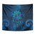 New Zealand Dream Catcher Tapestry Maori Koru Pattern Blue Version