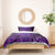 New Zealand Dream Catcher Bedding Set Maori Koru Pattern Purple Version