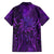 New Zealand Dream Catcher Family Matching Off Shoulder Short Dress and Hawaiian Shirt Maori Koru Pattern Purple Version