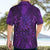 New Zealand Dream Catcher Hawaiian Shirt Maori Koru Pattern Purple Version