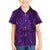 New Zealand Dream Catcher Kid Hawaiian Shirt Maori Koru Pattern Purple Version