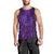 New Zealand Dream Catcher Men Tank Top Maori Koru Pattern Purple Version