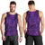 New Zealand Dream Catcher Men Tank Top Maori Koru Pattern Purple Version