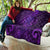 New Zealand Dream Catcher Quilt Maori Koru Pattern Purple Version