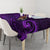 New Zealand Dream Catcher Tablecloth Maori Koru Pattern Purple Version