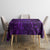 New Zealand Dream Catcher Tablecloth Maori Koru Pattern Purple Version