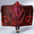 New Zealand Dream Catcher Hooded Blanket Maori Koru Pattern Red Version