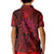 New Zealand Dream Catcher Kid Polo Shirt Maori Koru Pattern Red Version