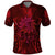 New Zealand Dream Catcher Polo Shirt Maori Koru Pattern Red Version