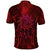 New Zealand Dream Catcher Polo Shirt Maori Koru Pattern Red Version