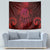 New Zealand Dream Catcher Tapestry Maori Koru Pattern Red Version