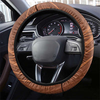 Hawaii King Kamehameha Steering Wheel Cover Hawaiian Kakau Pattern With Leis LT05 - Polynesian Pride