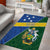 Solomon Islands Independence Day Area Rug With Coat Of Arms