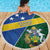 Solomon Islands Independence Day Beach Blanket With Coat Of Arms