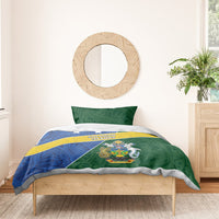 Solomon Islands Independence Day Bedding Set With Coat Of Arms LT05 - Polynesian Pride