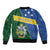 Personalised Solomon Islands Independence Day Bomber Jacket With Coat Of Arms