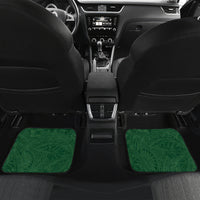 Personalized Solomon Islands Independence Day Car Mats With Coat Of Arms LT05 Set 2pcs - Back Green - Polynesian Pride