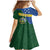 Personalised Solomon Islands Independence Day Family Matching Mermaid Dress and Hawaiian Shirt With Coat Of Arms