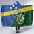 Solomon Islands Independence Day Hooded Blanket With Coat Of Arms