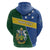 Personalised Solomon Islands Independence Day Hoodie With Coat Of Arms