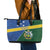Solomon Islands Independence Day Leather Tote Bag With Coat Of Arms