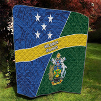 Solomon Islands Independence Day Quilt With Coat Of Arms LT05 - Polynesian Pride