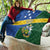 Solomon Islands Independence Day Quilt With Coat Of Arms