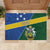 Solomon Islands Independence Day Rubber Doormat With Coat Of Arms
