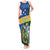 Personalised Solomon Islands Independence Day Tank Maxi Dress With Coat Of Arms