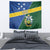 Solomon Islands Independence Day Tapestry With Coat Of Arms