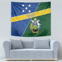 Solomon Islands Independence Day Tapestry With Coat Of Arms LT05 - Polynesian Pride
