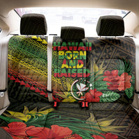 Hawaii Born and Raised Back Car Seat Cover Kanaka Maoli Flag Day LT05 - Polynesian Pride
