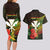 Personalized Hawaii Born and Raised Couples Matching Long Sleeve Bodycon Dress and Hawaiian Shirt Kanaka Maoli Flag Day